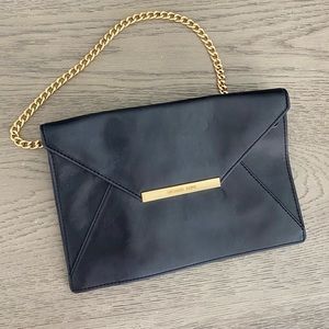 Black leather Micheal Kors Purse